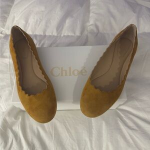 Chloe suede ballerina